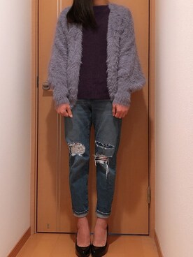 黒毛ちゃんさん（レディース・155cm）の春コーディネート