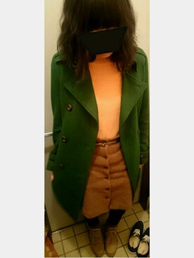 ブラウン系のアイテムを使った 緑コート のコーディネート一覧 Wear