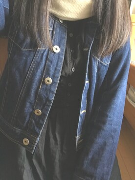 「ehka sopo（エヘカソポ）のアイテム（シャツワンピース）」を使った、ダサいよっちゃん(日々の記録用)さん（レディース・162cm）の春コーディネート