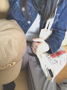 「ehka sopo（エヘカソポ）のアイテム（デニムジャケット）」を使った、ダサいよっちゃん(日々の記録用)さん（レディース・162cm）の春コーディネート