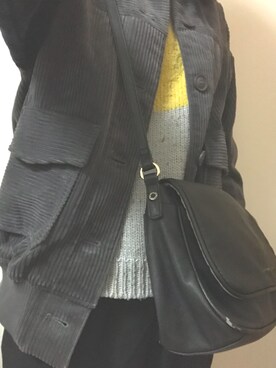 「POU DOU DOU（プードゥドゥ）のアイテム（ブルゾン）」を使った、ダサいよっちゃん(日々の記録用)さん（レディース・162cm）の秋コーディネート