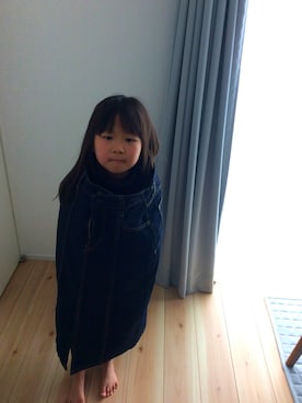 「アイテム（スカート）」を使った、hanageさん（キッズ・120cm）の冬コーディネート