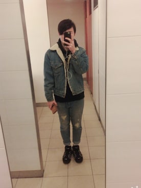 こじたくさん(メンズ・175cm)の冬コーディネート