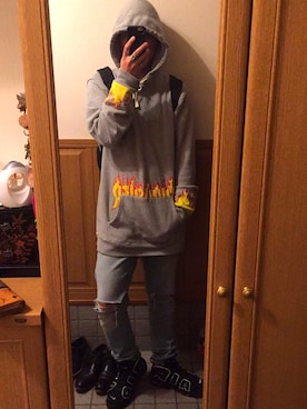 こじたくさん（メンズ・175cm）の春コーディネート