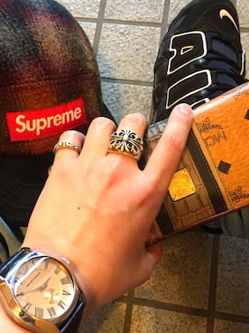 「MCM（エムシーエム）のアイテム（財布/小物）」を使った、こじたくさん（メンズ・175cm）の春コーディネート
