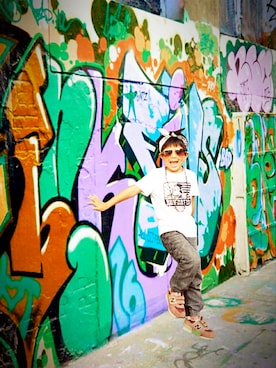 「GAP（ギャップ）のアイテム（その他）」を使った、kenta2011さん（キッズ・110cm）の春コーディネート