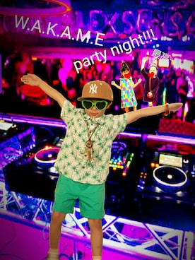 「アイテム（ラッピングキット、グリーン系）」を使った、kenta2011さん（キッズ・110cm）の春コーディネート