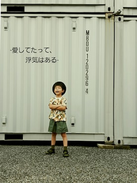 「5（ファイブ）のアイテム（その他）」を使った、kenta2011さん（キッズ・110cm）の夏コーディネート
