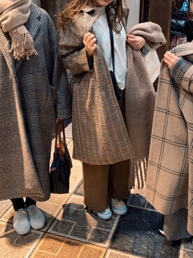 めい♪♭♯さん（レディース・160cm）の冬コーディネート