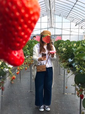 めい♪♭♯さん（レディース・160cm）の冬コーディネート