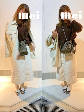 めい♪♭♯さん(レディース・160cm)の冬コーディネート