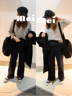 めい♪♭♯さん(レディース・160cm)の冬コーディネート