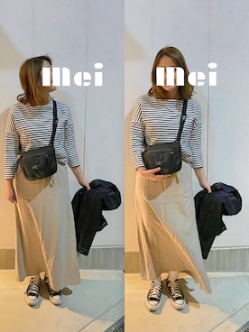 「Apple（-）のアイテム（アクセサリー）」を使った、めい♪♭♯さん（レディース・160cm）の春コーディネート