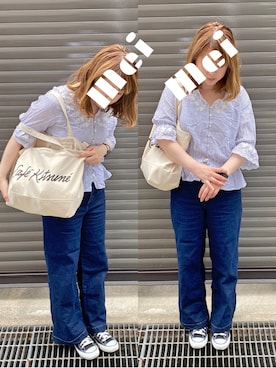 めい♪♭♯さん（レディース・160cm）の夏コーディネート