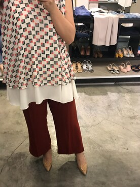 「JS Collections  （-）のアイテム」を使った、Samantha I. Leeさん（レディース・155cm）の夏コーディネート