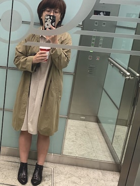 「Herls（ハーリス）のアイテム」を使った、Samantha I. Leeさん（レディース・155cm）の冬コーディネート