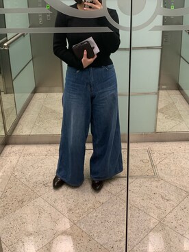 「Herls（ハーリス）のアイテム」を使った、Samantha I. Leeさん（レディース・155cm）の秋コーディネート