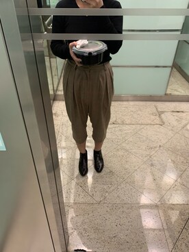 「Herls（ハーリス）のアイテム」を使った、Samantha I. Leeさん（レディース・155cm）の冬コーディネート