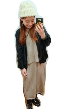 こがさん（レディース・152cm）の冬コーディネート