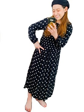 「チークこいめ」｜こがさん（レディース・152cm）の春コーディネート