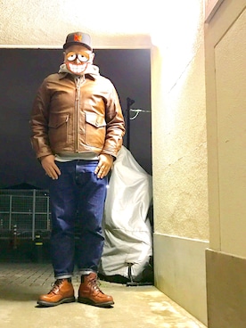 gottusoさん（メンズ・179cm）の冬コーディネート