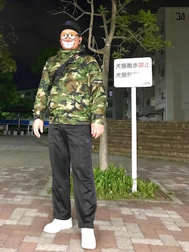 「FULLCOUNT（フルカウント）のアイテム（スウェット）」を使った、gottusoさん（メンズ・179cm）の春コーディネート