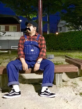 「working style」｜「アイテム（オールインワン・サロペット）」を使った、gottusoさん（メンズ・179cm）の夏コーディネート