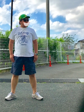 「Sunlight BELIEVER（サンライト ビリーバー）のアイテム」を使った、gottusoさん（メンズ・179cm）の夏コーディネート