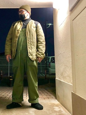 「Buzz Rickson's（バズリクソンズ）のアイテム（ブルゾン）」を使った、gottusoさん（メンズ・179cm）の冬コーディネート
