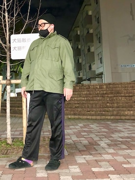 「KEEN（キーン）のアイテム（ファッション雑貨、ブラック系）」を使った、gottusoさん（メンズ・179cm）の冬コーディネート