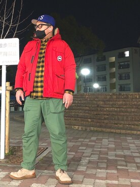 「KEEN（キーン）のアイテム（ファッション雑貨、ブラック系）」を使った、gottusoさん（メンズ・179cm）の冬コーディネート