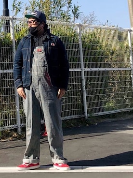 「KEEN（キーン）のアイテム（ファッション雑貨、ブラック系）」を使った、gottusoさん（メンズ・179cm）の春コーディネート