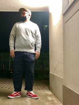 「KEEN（キーン）のアイテム（ファッション雑貨、ブラック系）」を使った、gottusoさん（メンズ・179cm）の春コーディネート