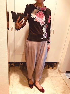 「LEONARD（レオナール）のアイテム」を使った、popotanさん（レディース・162cm）の春コーディネート