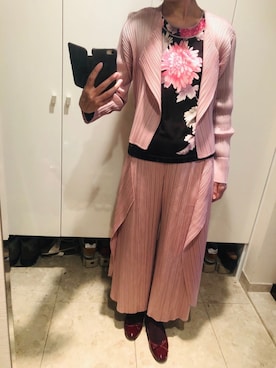 「LEONARD（レオナール）のアイテム」を使った、popotanさん（レディース・162cm）の春コーディネート