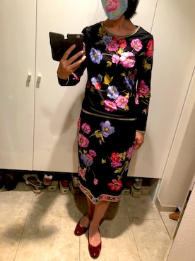 「LEONARD（レオナール）のアイテム」を使った、popotanさん（レディース・162cm）の春コーディネート