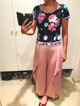 「LEONARD（レオナール）のアイテム」を使った、popotanさん（レディース・162cm）の春コーディネート