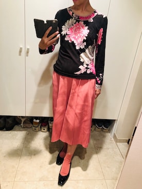 「LEONARD（レオナール）のアイテム」を使った、popotanさん（レディース・162cm）の夏コーディネート