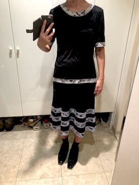 「LEONARD（レオナール）のアイテム」を使った、popotanさん（レディース・162cm）の夏コーディネート