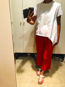 「HaaT（ハート）のアイテム」を使った、popotanさん（レディース・162cm）の夏コーディネート