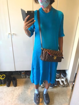 「HaaT（ハート）のアイテム」を使った、popotanさん（レディース・162cm）の夏コーディネート