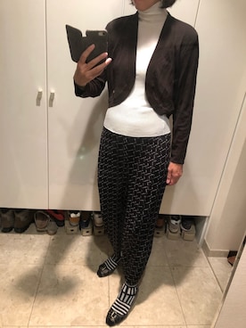 「LEONARD（レオナール）のアイテム」を使った、popotanさん（レディース・162cm）の秋コーディネート