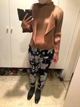 「LEONARD（レオナール）のアイテム」を使った、popotanさん（レディース・162cm）の冬コーディネート