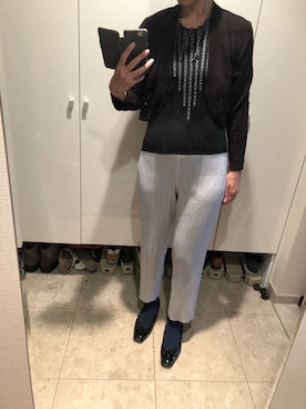 「LEONARD（レオナール）のアイテム」を使った、popotanさん（レディース・162cm）の冬コーディネート