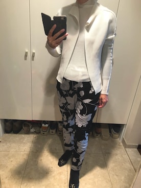 「LEONARD（レオナール）のアイテム」を使った、popotanさん（レディース・162cm）の冬コーディネート