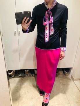 「LEONARD（レオナール）のアイテム」を使った、popotanさん（レディース・162cm）の春コーディネート