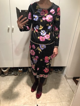 「LEONARD（レオナール）のアイテム」を使った、popotanさん（レディース・162cm）の春コーディネート