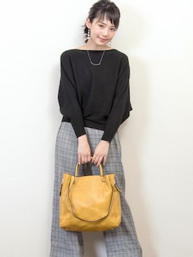 「panasea（パナシア）のアイテム」を使った、FLORIST(フローリスト)さん（レディース・172cm）の冬コーディネート