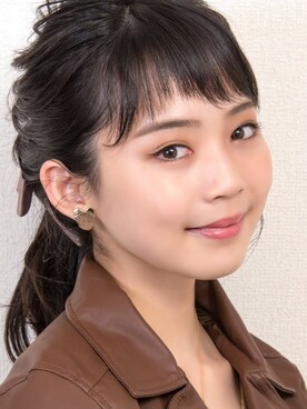 「florist（フローリスト）のアイテム（ピアス（両耳用））」を使った、FLORIST(フローリスト)さん（レディース・156cm）の冬コーディネート