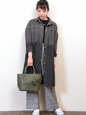 FLORIST(フローリスト)さん（レディース・156cm）の冬コーディネート